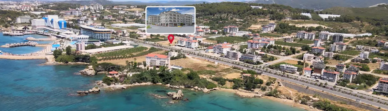 Alanya Okurcalar'da satılık lüx daireler